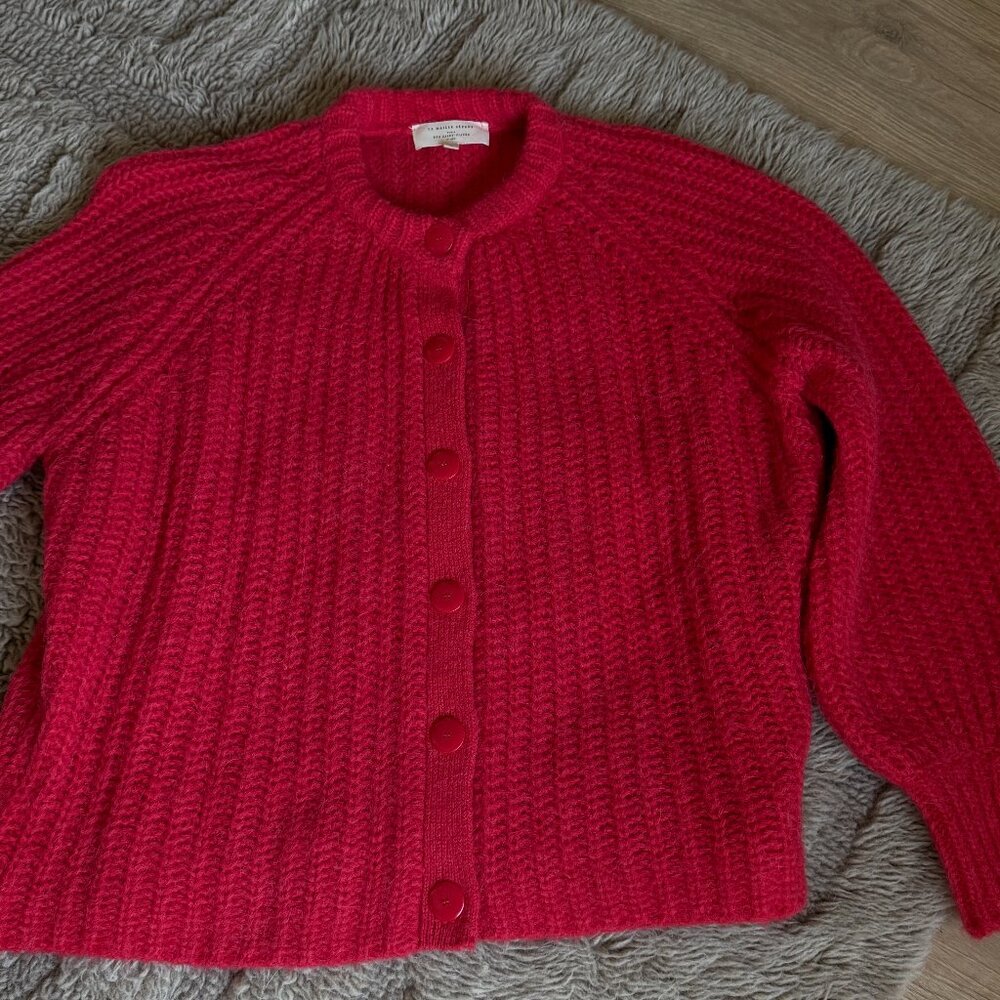 Sezane Emile Cardigan Red - Size S